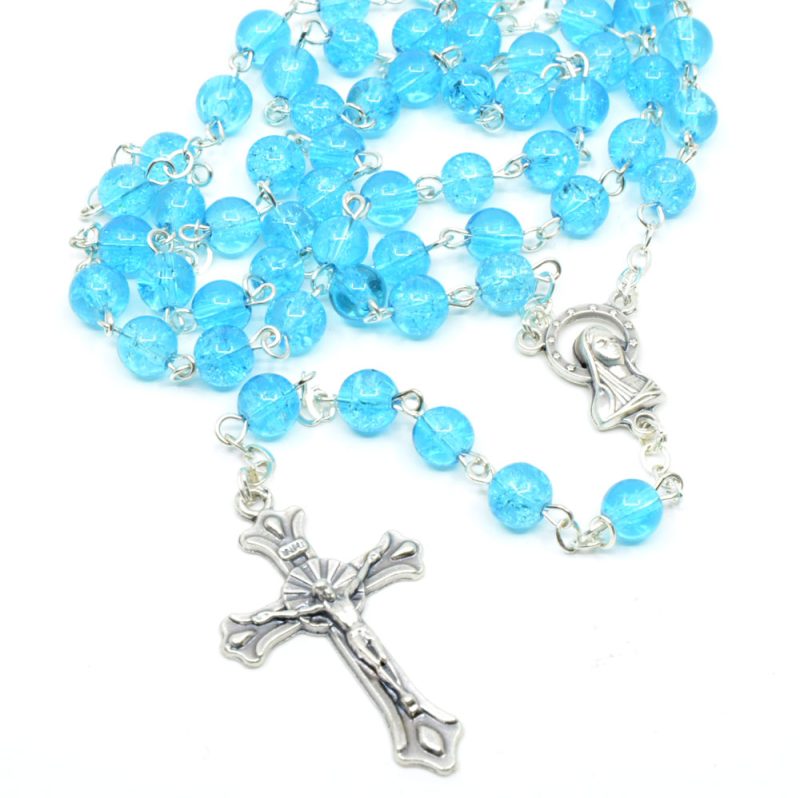 Alternative view of Moonstone rosary - Code: RM103-7L - minimum purchase 4 pcs.