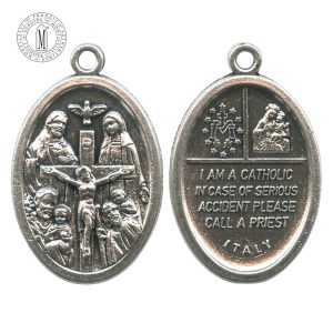 "I'm a Catholic" Medal MB52M, 22 mm (7/8"), Made in Italy