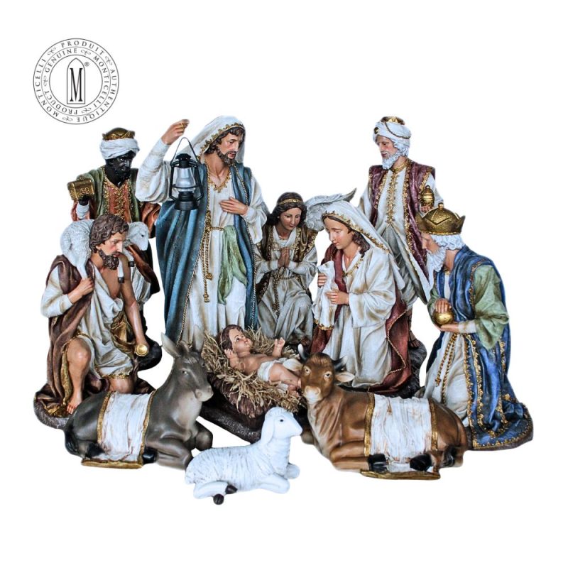 Polyresin Nativity Set 25 inch 11-piece