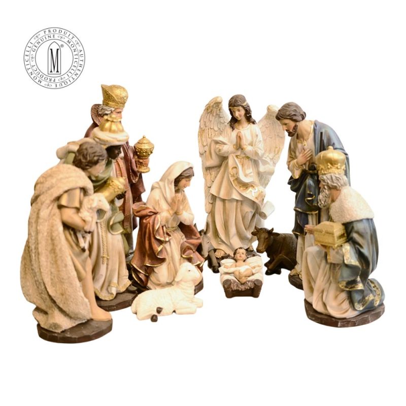 Polyresin Nativity Set 40 cm 11-piece