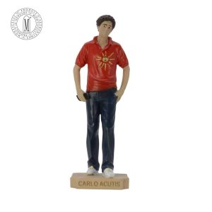 Saint Carlo Acutis statue 20 cm hand-painted Made in Italy
