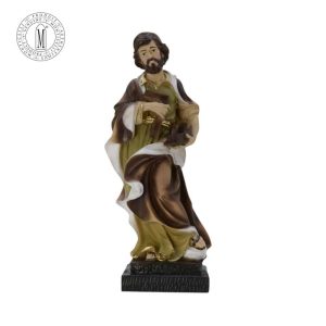 Saint Joseph the Worker statue 21 cm hand-painted Made in Italy