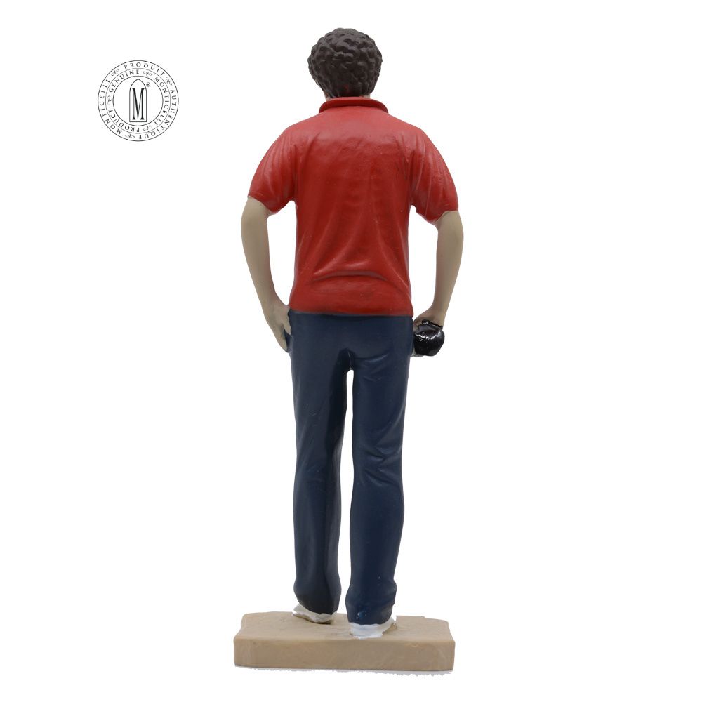 ST1991-46AC – Saint Carlo Acutis Statue, 15 cm (6"), Hand-Painted, Made in Italy - Image 3