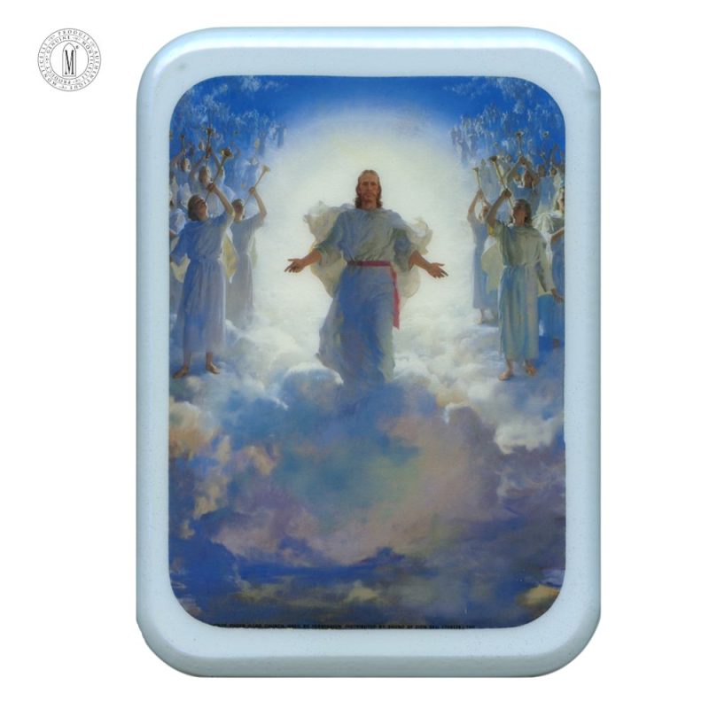 PL23 – Transfiguration of Christ Religious Plaque – Resin Coated Wood – 29 x 21 cm (11½ x 8¼”) – Made in Canada