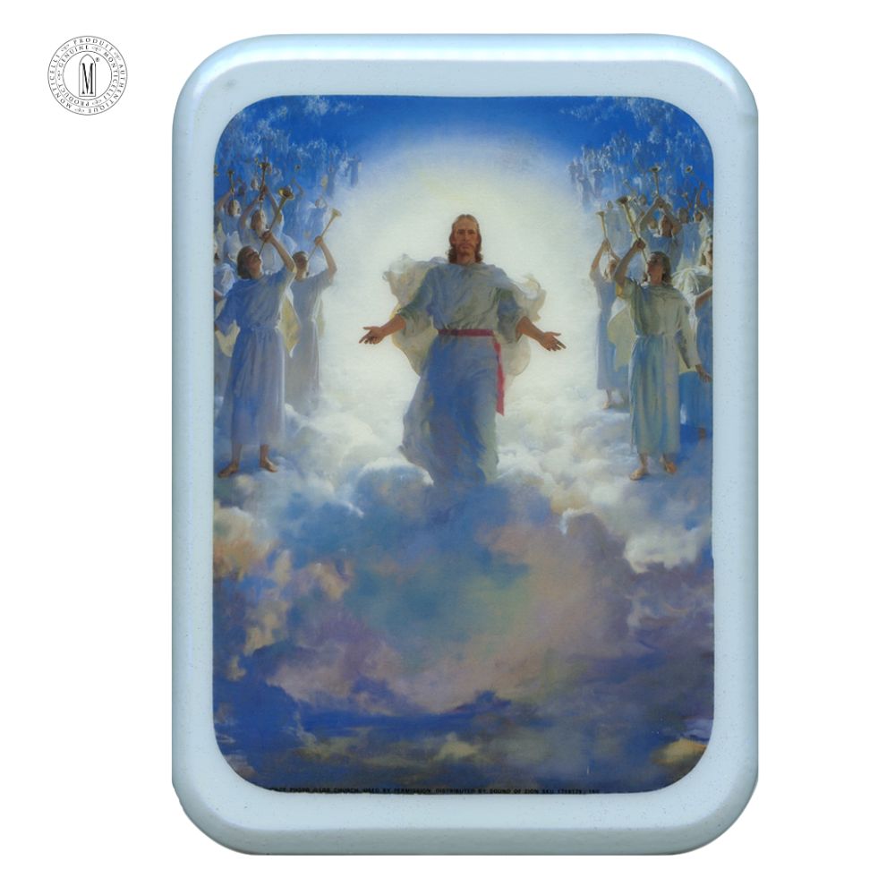 PL23 – Transfiguration of Christ Religious Plaque – Resin Coated Wood – 29 x 21 cm (11½ x 8¼”) – Made in Canada