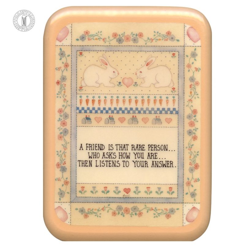 PL5 – Friends Inspirational Plaque – Resin Coated Wood – 29 x 21 cm (11½ x 8¼”) – Made in Canada